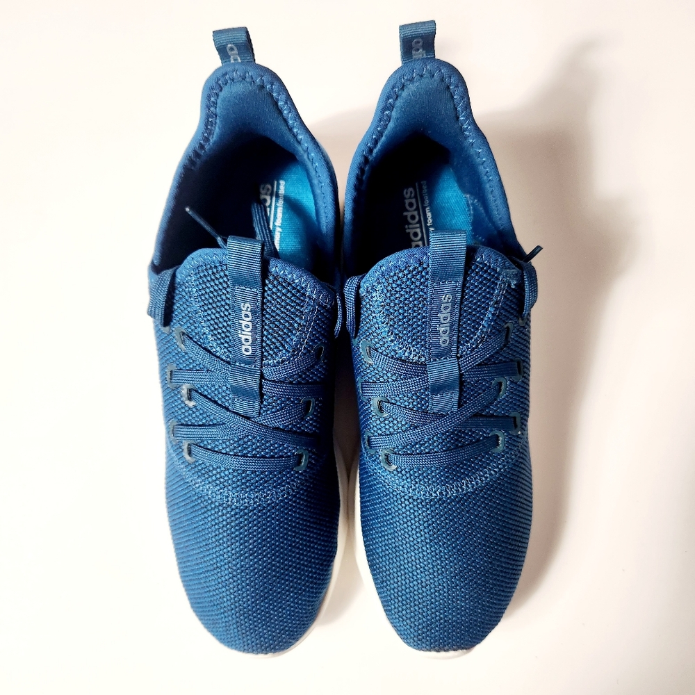 adidas Navy Blue Knit Athletic Sneakers